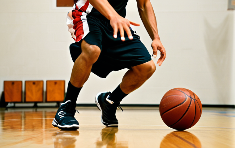 **Image Prompt:** Basketball court perspective, fast break in action. Point guard dribbling aggressively, wings sprinting down sidelines, trail man following. Focus on speed and motion blur. Dynamic lighting, action shot.