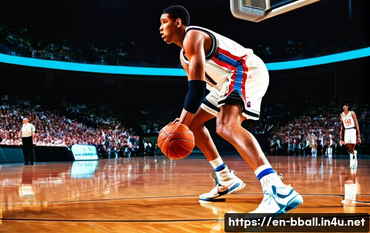 농구 포지션 설명 - **Prompt:** A dynamic split-image capturing the evolution of the point guard position. On the left, ...